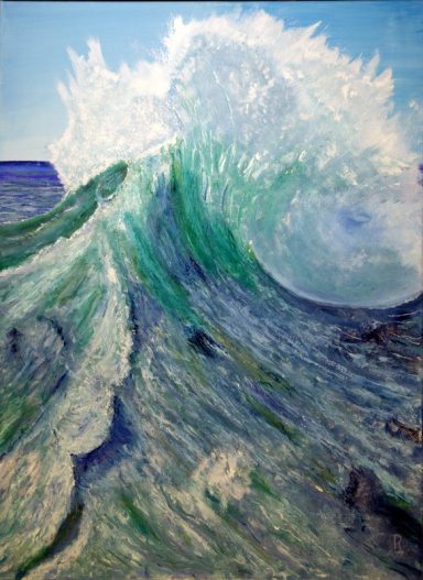 Meeting Waves Sea water wave