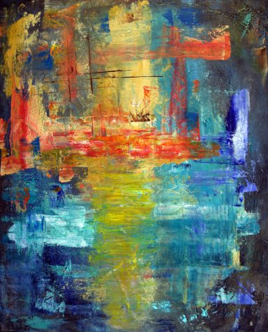 City Sunset Abstract Sunset Cityscape