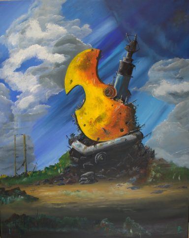 Trash Metal Guitar body.